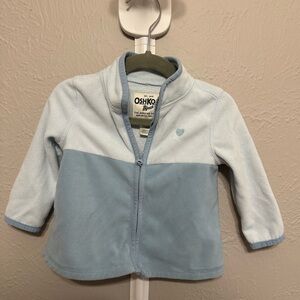 OshKosh Fleece Jacket 🩵 12-18 months